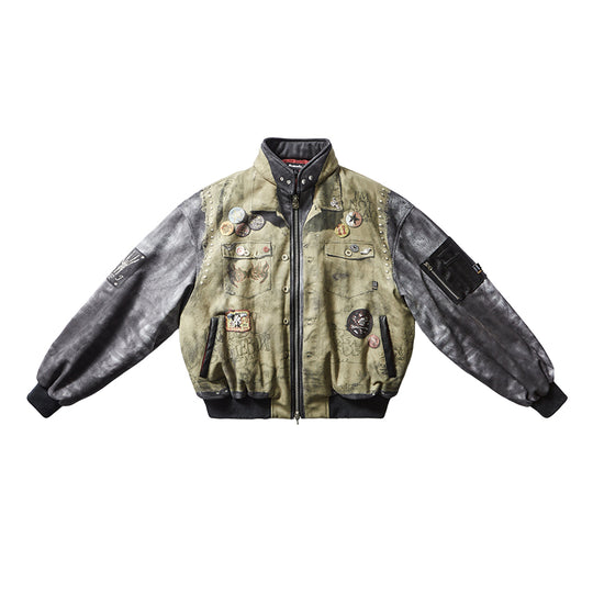 Remedy 3D Digital Print MA-1 Bomber Jacket | Face 3 Face