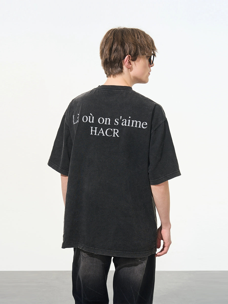 Harsh and Cruel Washed Heavy Logo Tee