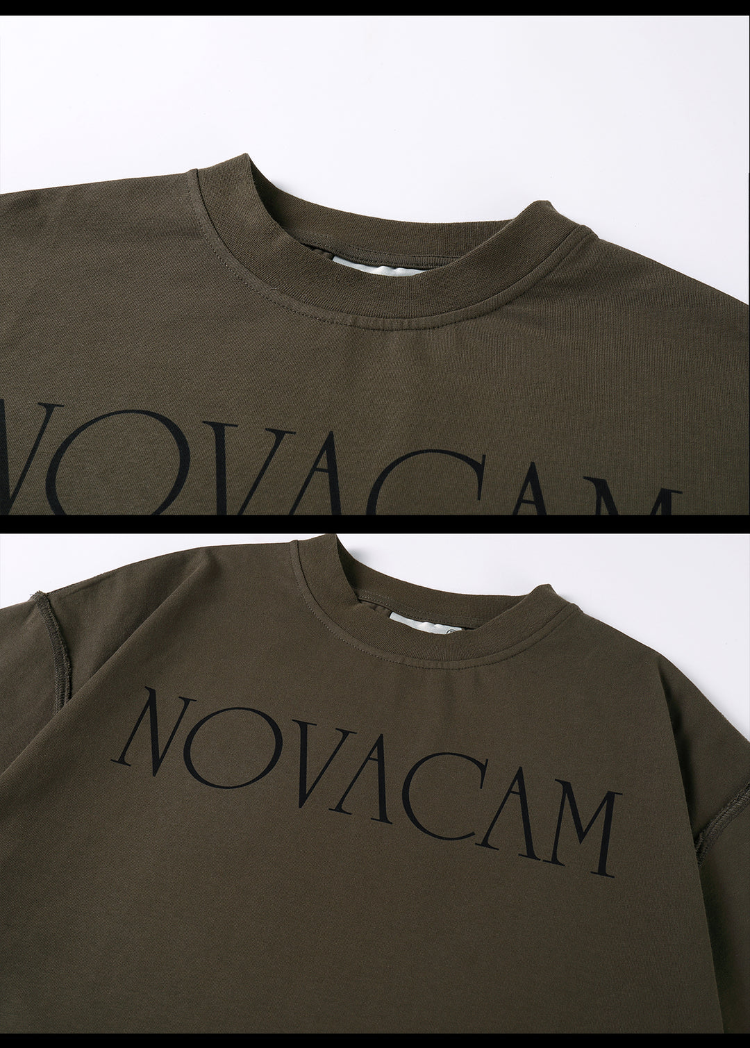 NOVACAM Simple Logo Ground Edge Backstitch Tee | Face 3 Face