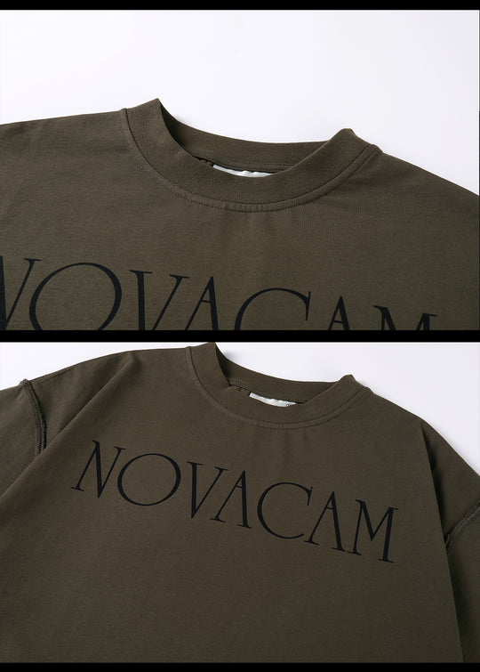 NOVACAM Simple Logo Ground Edge Backstitch Tee | Face 3 Face