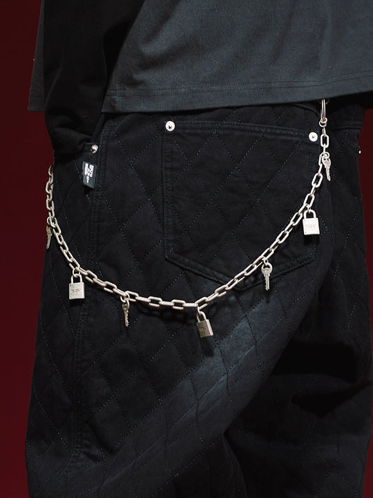 Remedy Key Lock Metal Wallet Chain | Face 3 Face