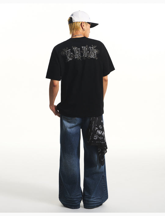 MEDM UV Resistant Flower Logo Tee | Face 3 Face