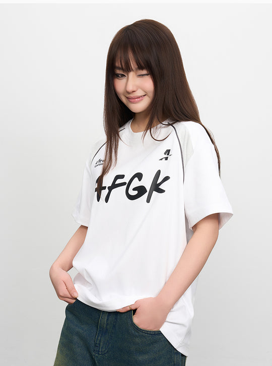 AFGK Mesh Patchwork Jersey Tee | Face 3 Face
