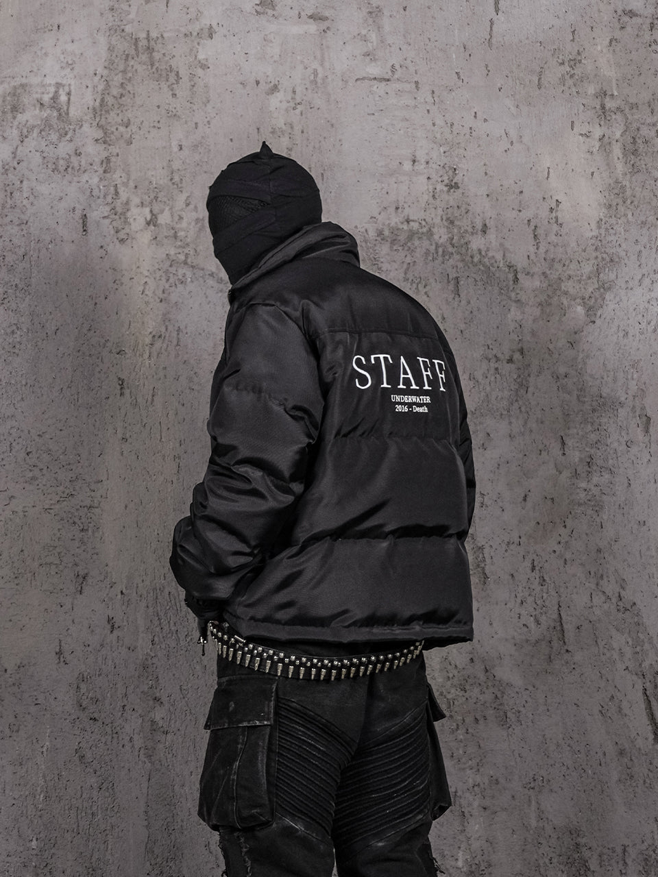 UNDERWATER STAFF Embroidered Down Jacket | Face 3 Face