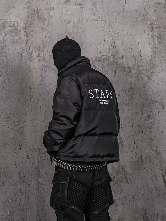 UNDERWATER STAFF Embroidered Down Jacket | Face 3 Face