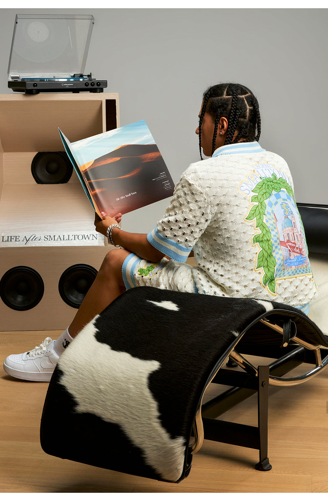 Small Town Kid Crochet-Knit Hawaiian Shirt Set | Face 3 Face