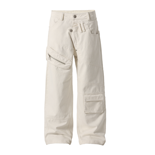 JHYQ Multi Pocket Canvas Work Pants