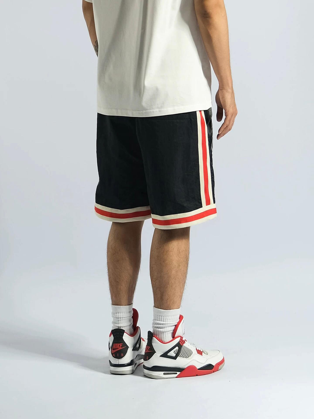 EVETS Logo Print Basketball Shorts