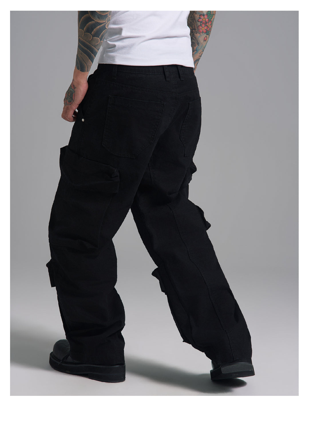 S45 Logo Embroidered Cargo Pants | Face 3 Face