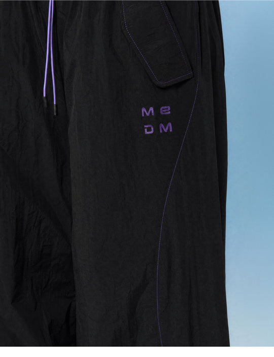 MEDM Contrast Stitch Lightweight Utility Track Pants | Face 3 Face