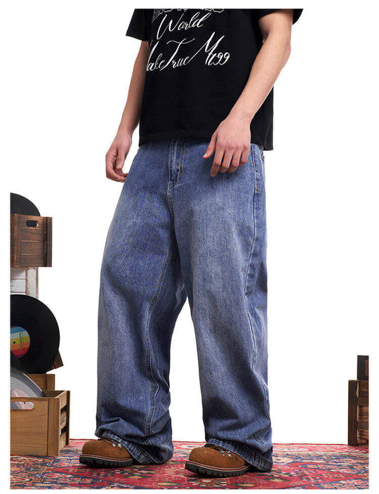 F3F Select Classic Wash Baggy Jeans | Face 3 Face