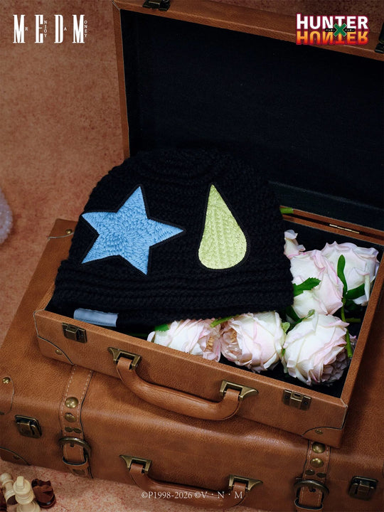 MEDM × HUNTER×HUNTER Hisoka Star and Teardrop Patch Beanie | Face 3 Face