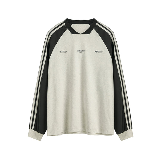 JHYQ Bar Striped Jersey Long Sleeved Tee | Face 3 Face