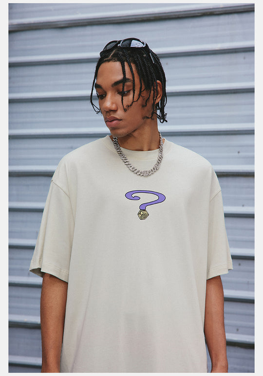 DICETINY Dice Question Mark Printed Tee | Face 3 Face