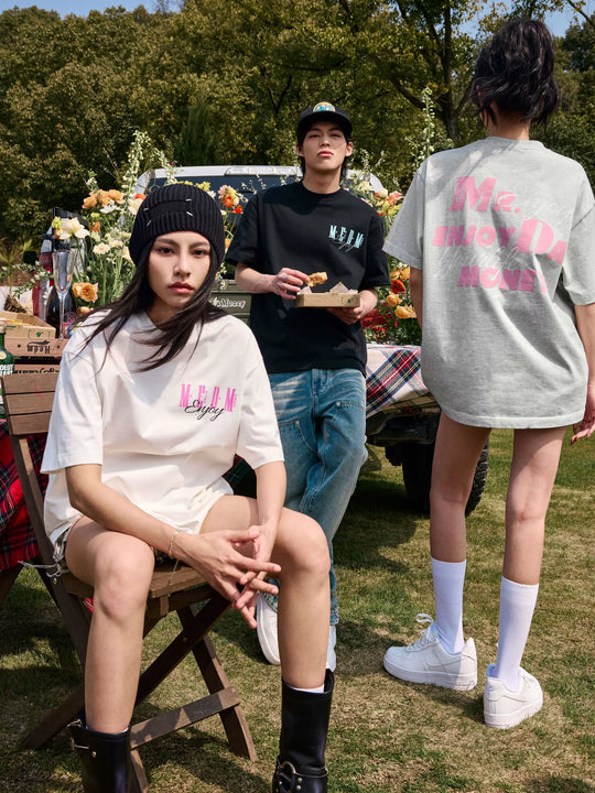 MEDM Contrast Color Logo Print Tee | Face 3 Face