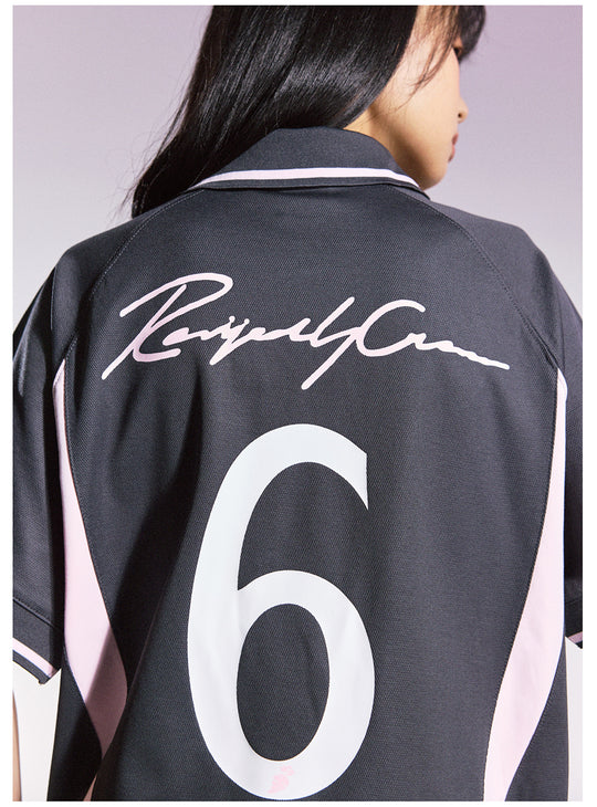 Remedy HONEYBUNNY Rabbit Embroidered Soccer Jersey Polo Shirt | Face 3 Face