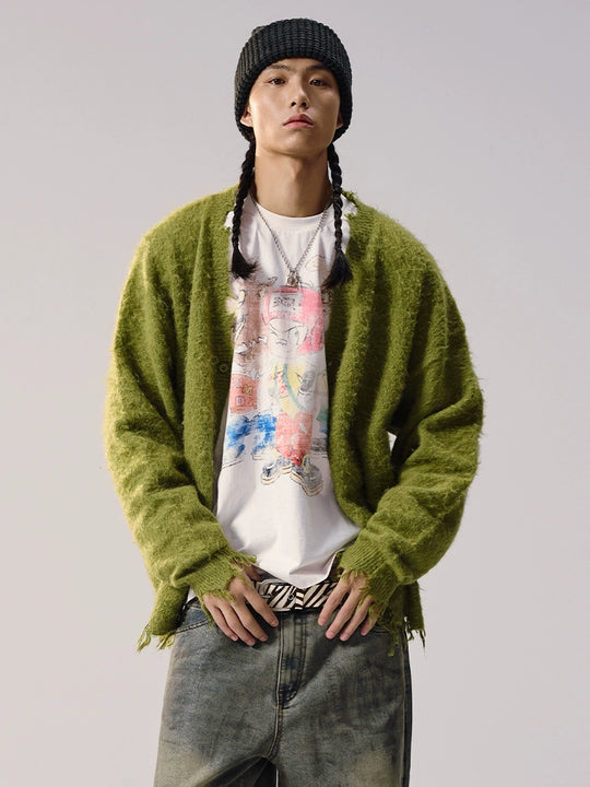 Remedy Distressed Knit Cardigan | Face 3 Face