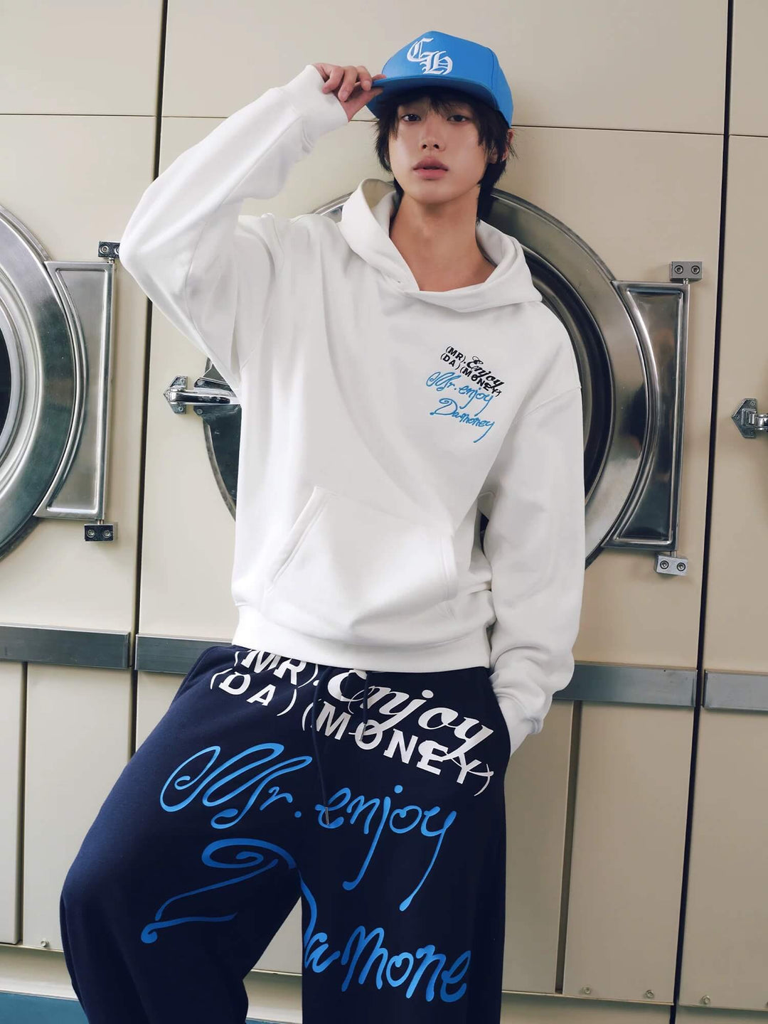 MEDM Handwritten Logo Print Hoodie | Face 3 Face
