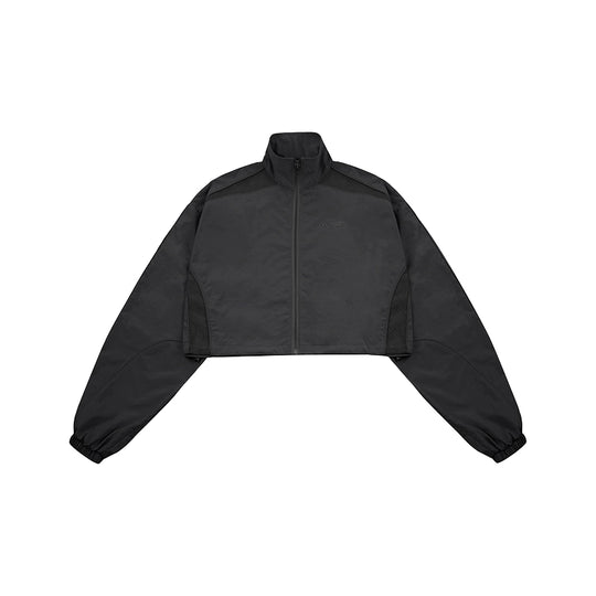 1807 Mesh Patchwork Cropped Track Jacket | Face 3 Face