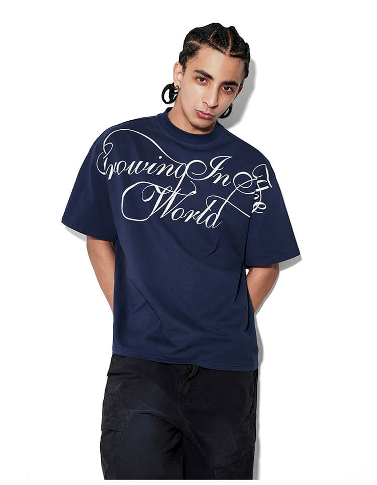 F3F Select Large Calligraphy Print Tee | Face 3 Face