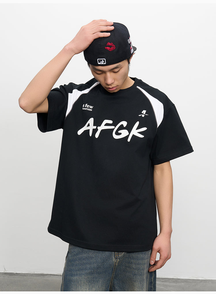 AFGK Mesh Patchwork Jersey Tee | Face 3 Face