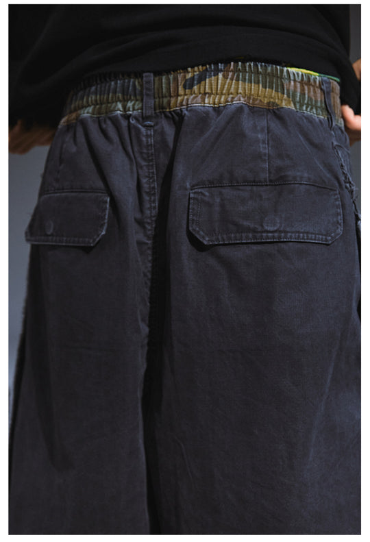 Remedy Double Layer Baggy Work Shorts | Face 3 Face