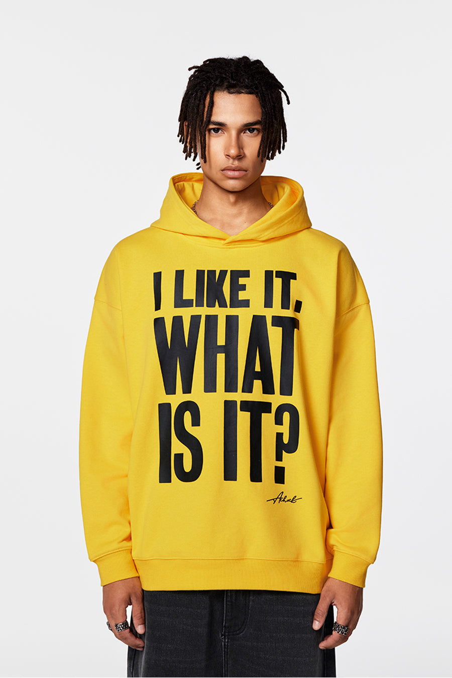 Achock Message Print Hoodie | Face 3 Face
