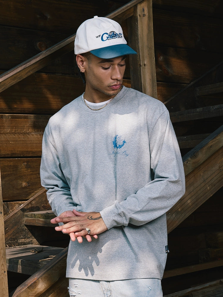 Remedy Wax Seal Handwritten Letter Print Long Sleeve Tee | Face 3 Face