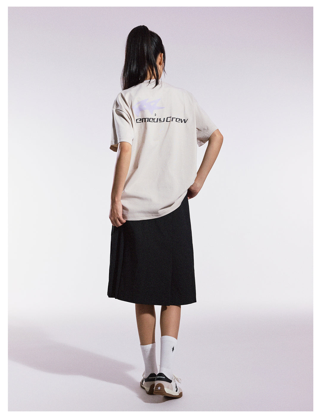 Remedy Flocking Logo Print Tee | Face 3 Face