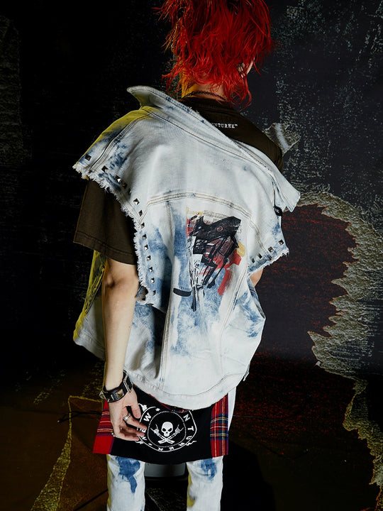 VENTUREK Red Tartan Check Punk Rock Bum Flap | Face 3 Face