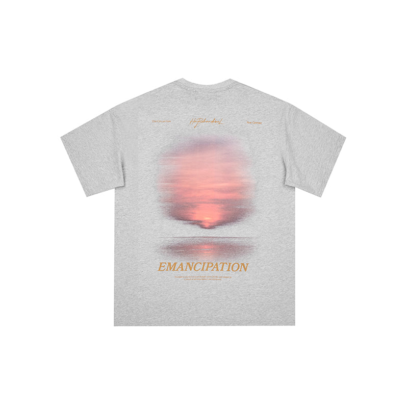Harsh and Cruel Sunset Handwriting Logo Tee