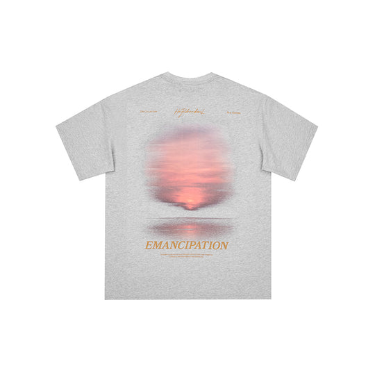 Harsh and Cruel Sunset Handwriting Logo Tee
