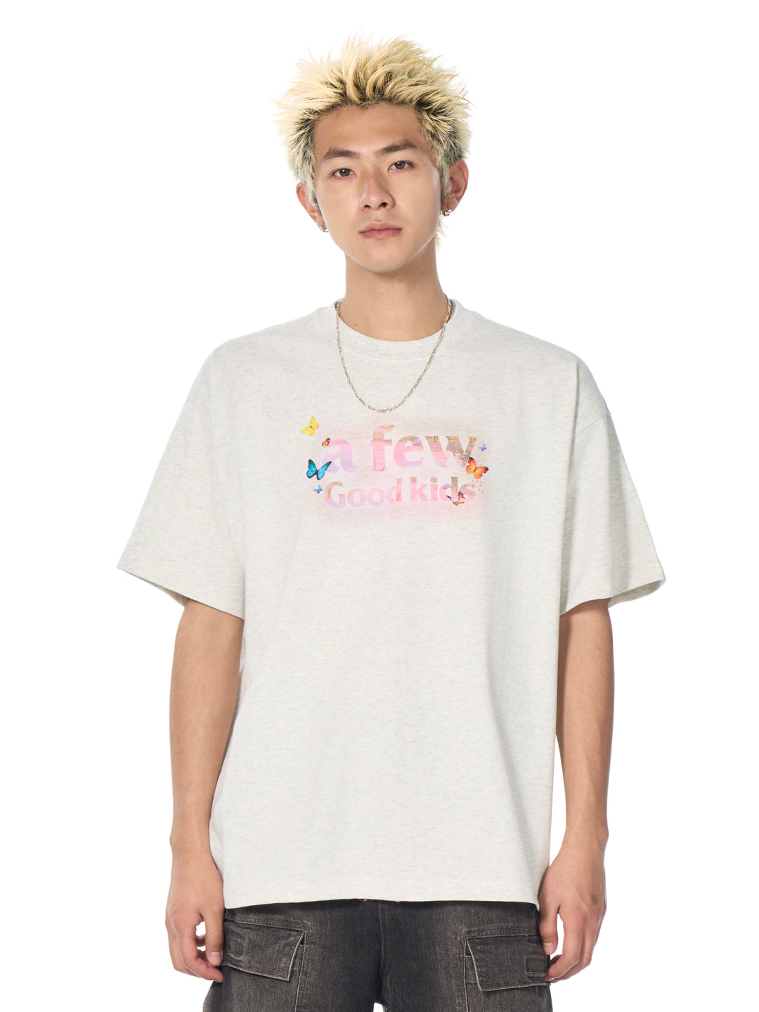 AFGK Floral Butterfly Logo Print Tee | Face 3 Face