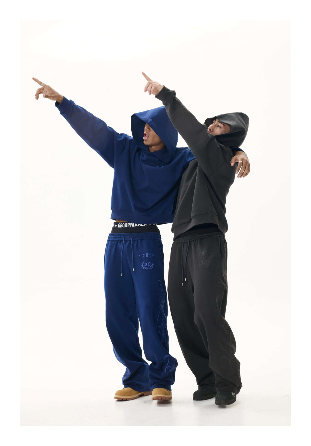 KARMANISTIC x LOCO Logo Embroidered Hoodie | Face 3 Face