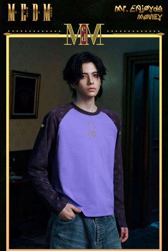 MEDM × HUNTER×HUNTER All Over Character Icon Raglan Long Sleeve Tee | Face 3 Face