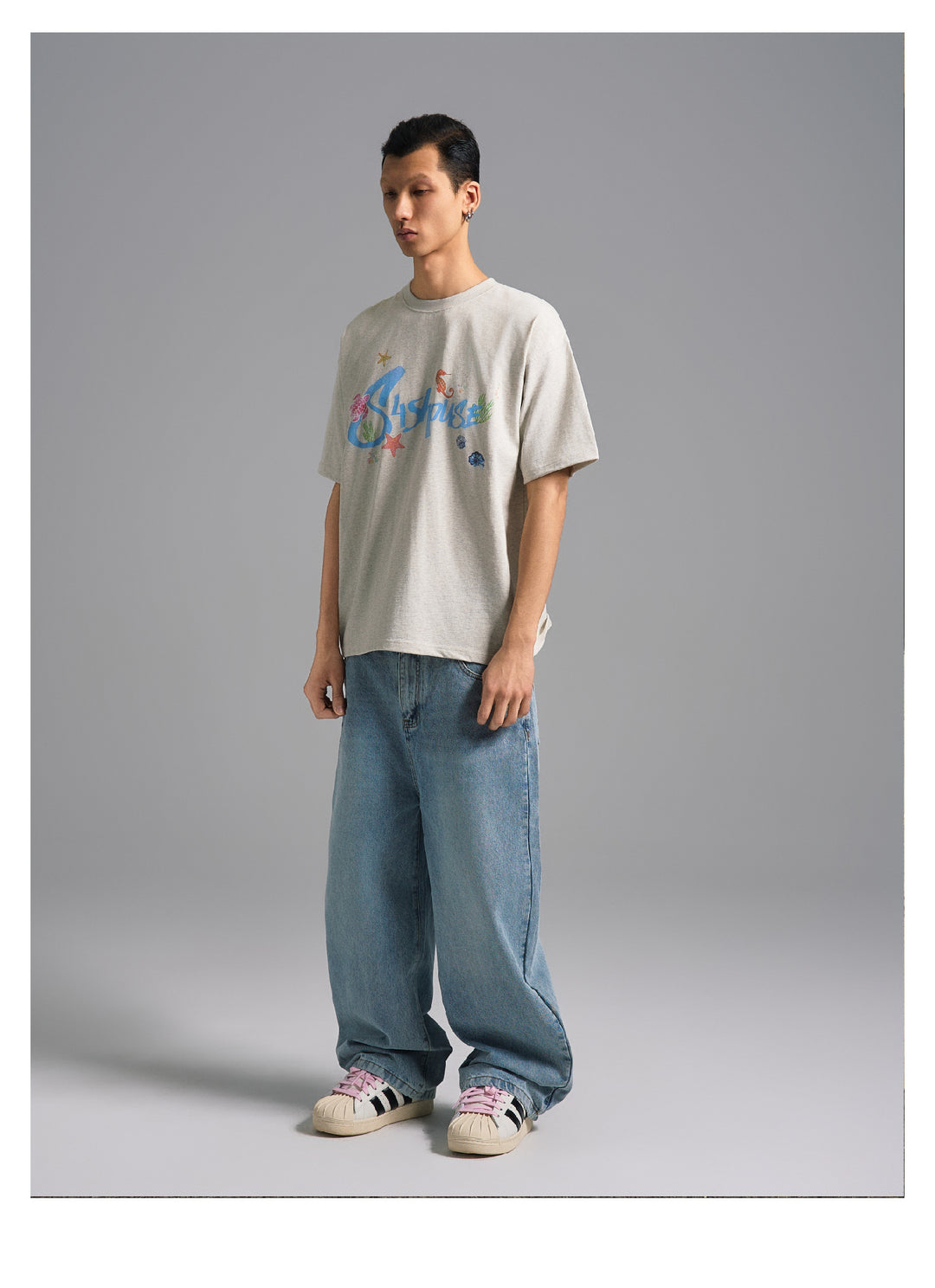 S45 Underwater World Graffiti Print Tee | Face 3 Face