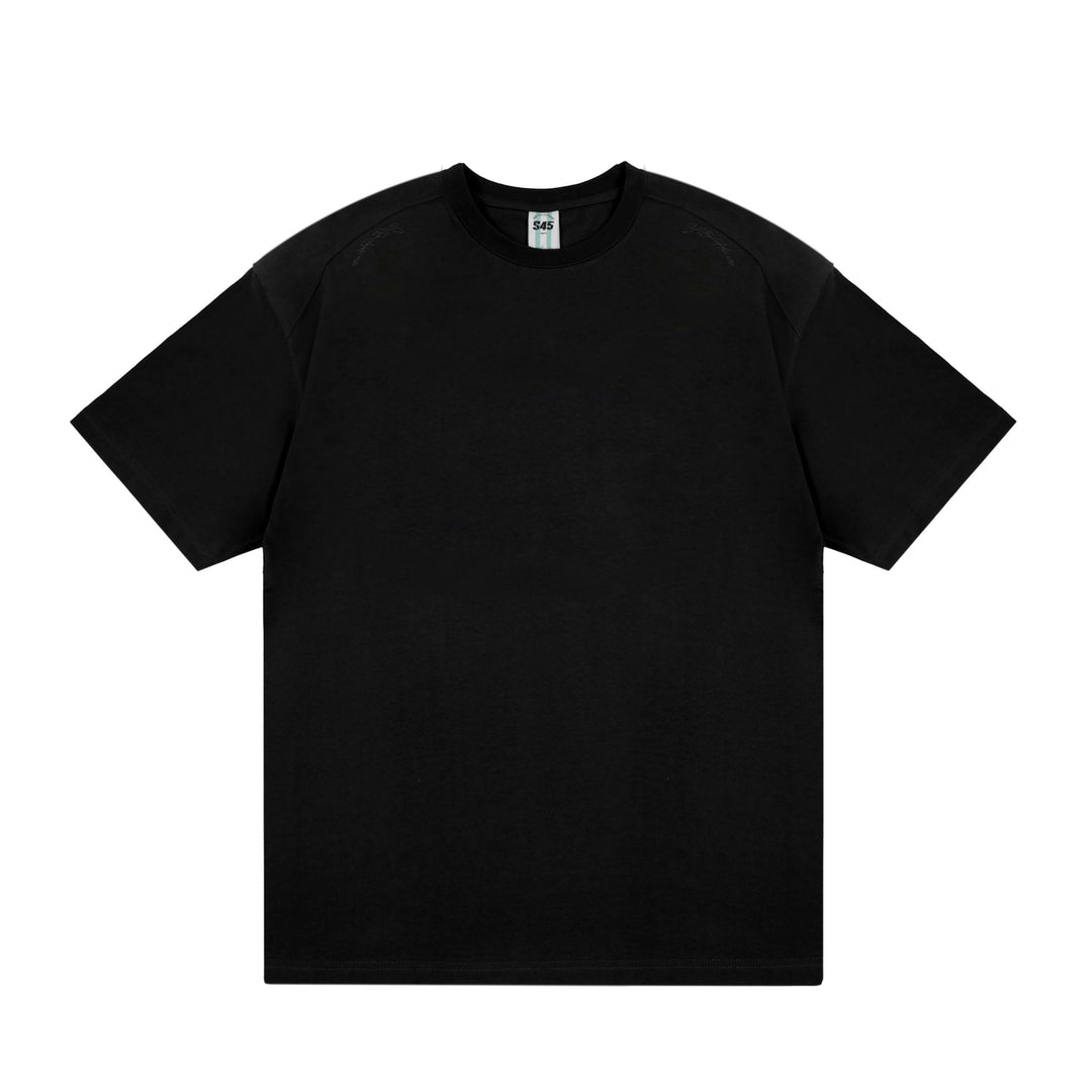 S45 Shoulder Small Embroidered Logo Tee | Face 3 Face