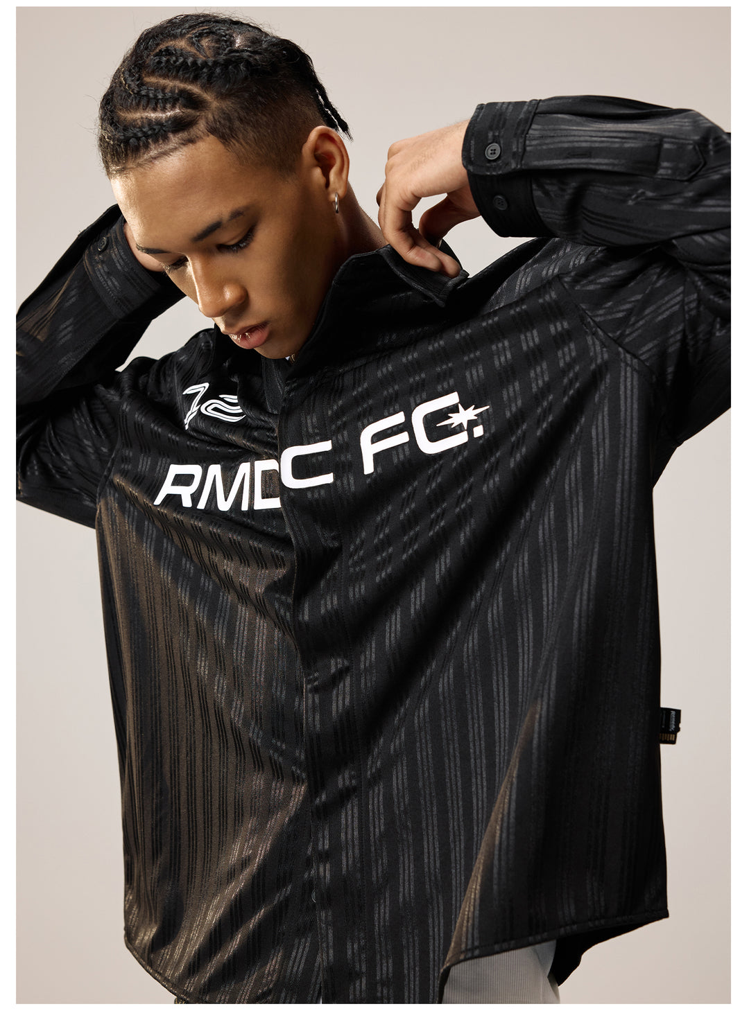 Remedy Silk Striped Long Sleeve Shirt | Face 3 Face