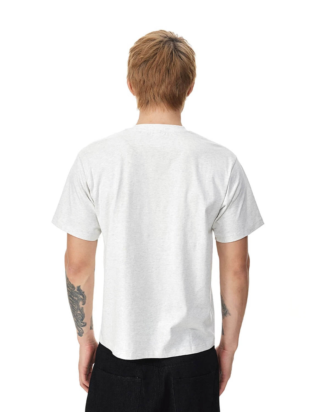 EVILKNIGHT(EK) Emblem Logo Print Short Sleeve Tee | Face 3 Face