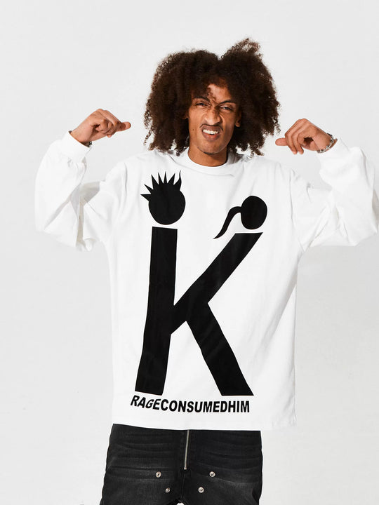 KARMANISTIC Big K Logo Long Sleeve Tee | Face 3 Face