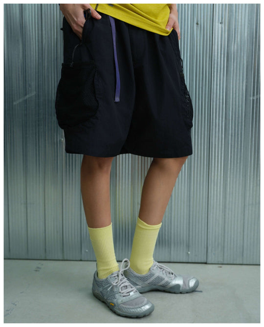 S45 Mesh Pocket Nylon Utility Outdoor Shorts | Face 3 Face