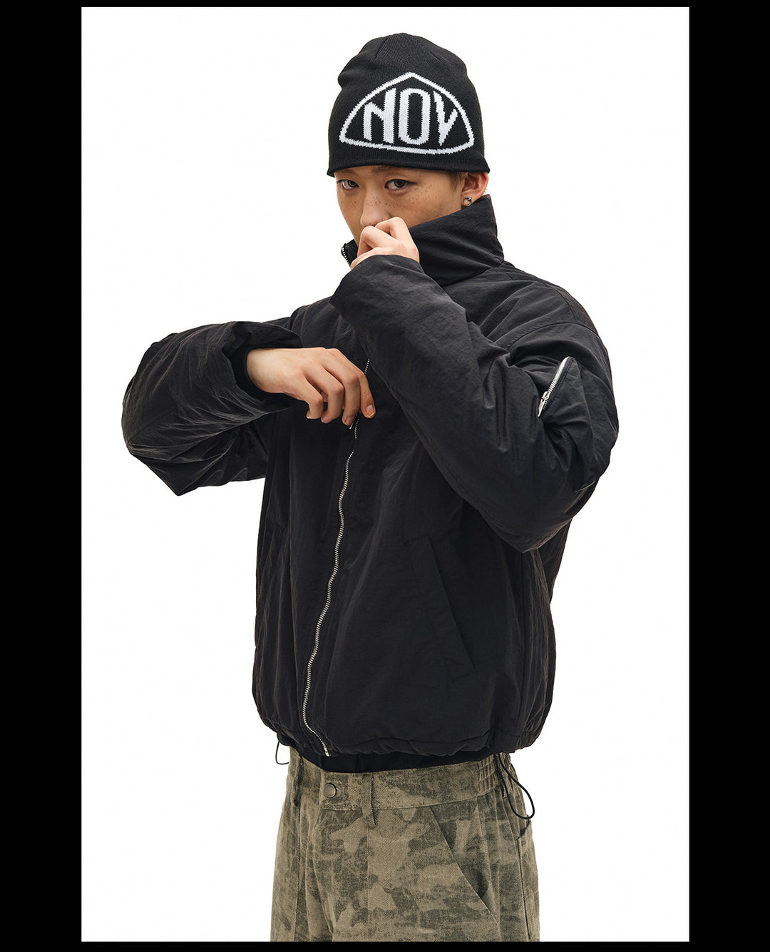 NOVACAM Windproof Puffer Short Jacket | Face 3 Face