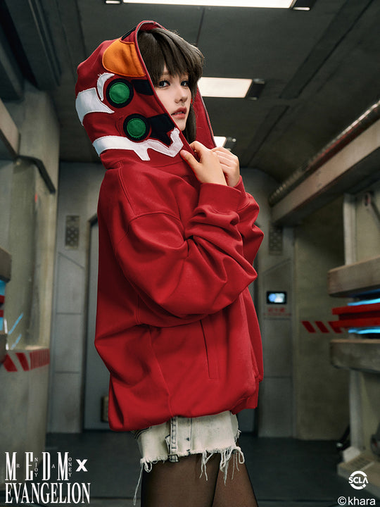 MEDM x EVA Unit-00, Unit-01, Unit-02 Mecha Design Zip-Up Hoodie | Face 3 Face