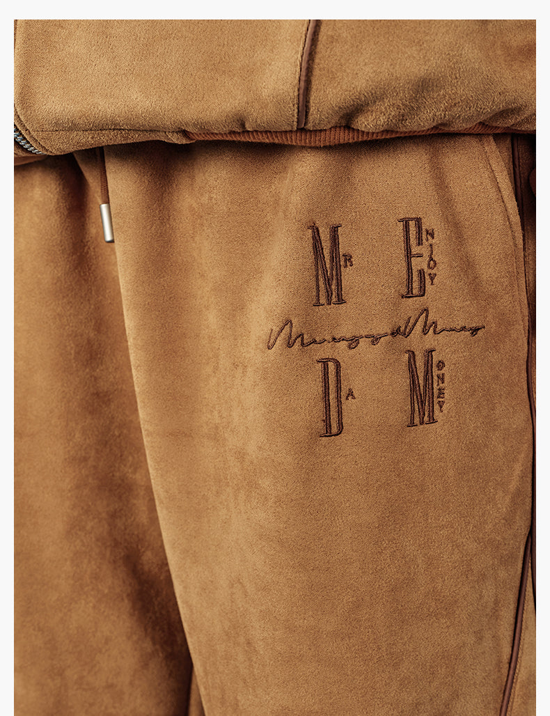 MEDM Suede Track Pants | Face 3 Face