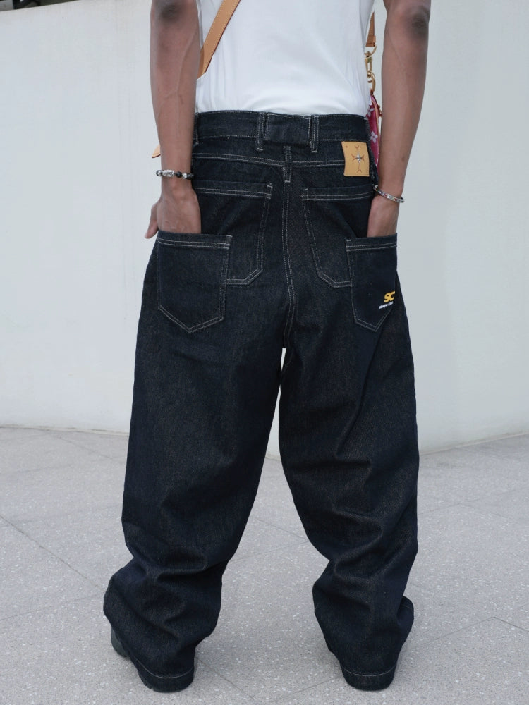 STEEPC Double Waist Structured Multi Pocket Jeans | Face 3 Face