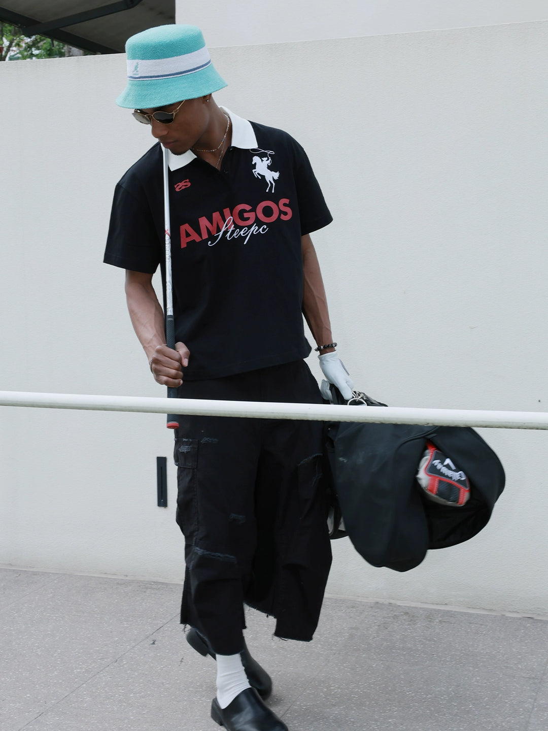 STEEPC Amigos Patch Embroidered Polo Shirt | Face 3 Face