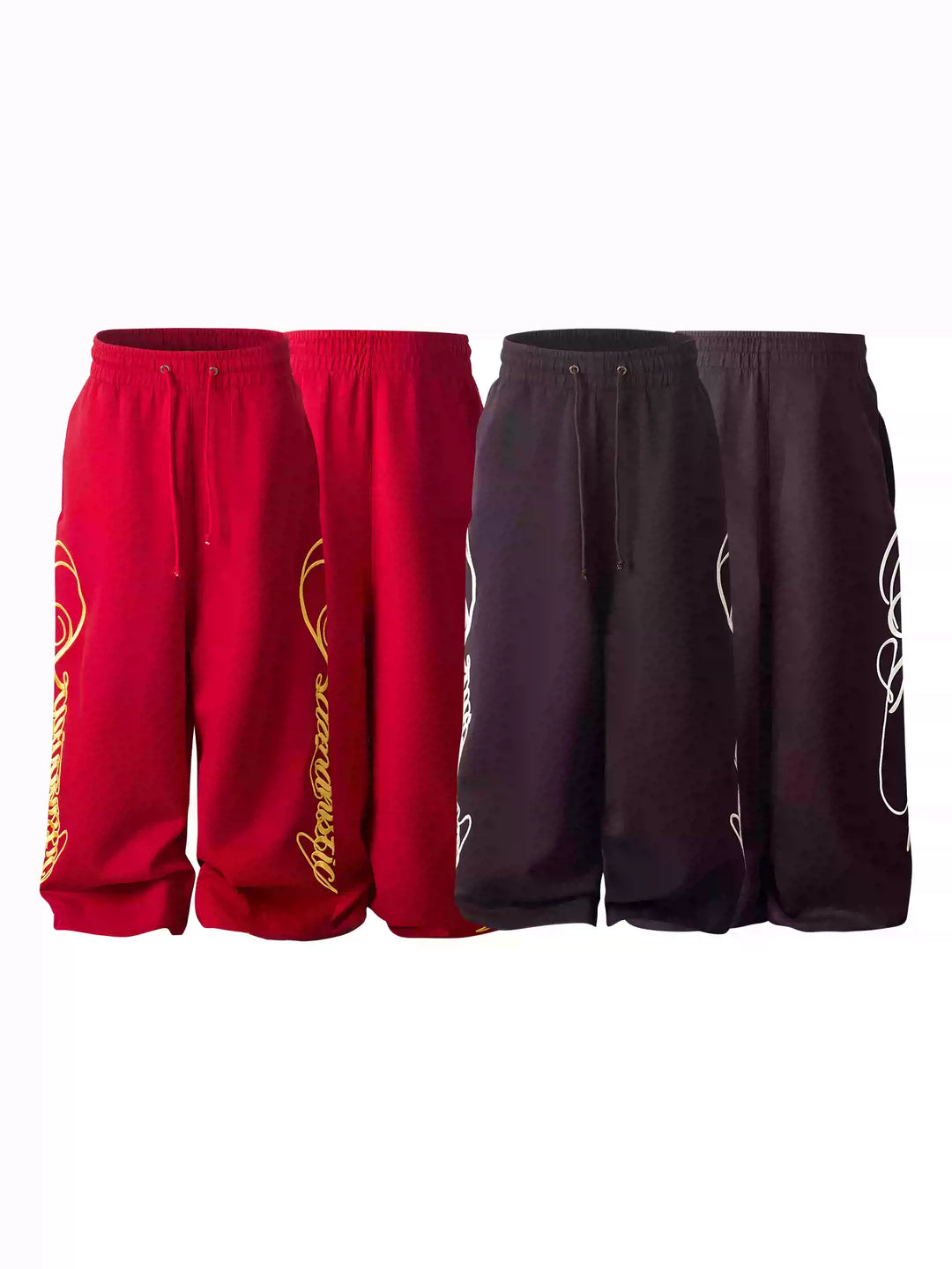 KARMANISTIC Original Embroidery Baggy Jogger Sweatpants | Face 3 Face