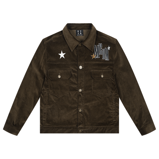 MEDM Star Studded Corduroy Jacket | Face 3 Face