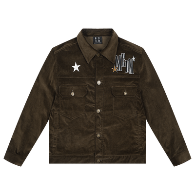 MEDM Star Studded Corduroy Jacket | Face 3 Face