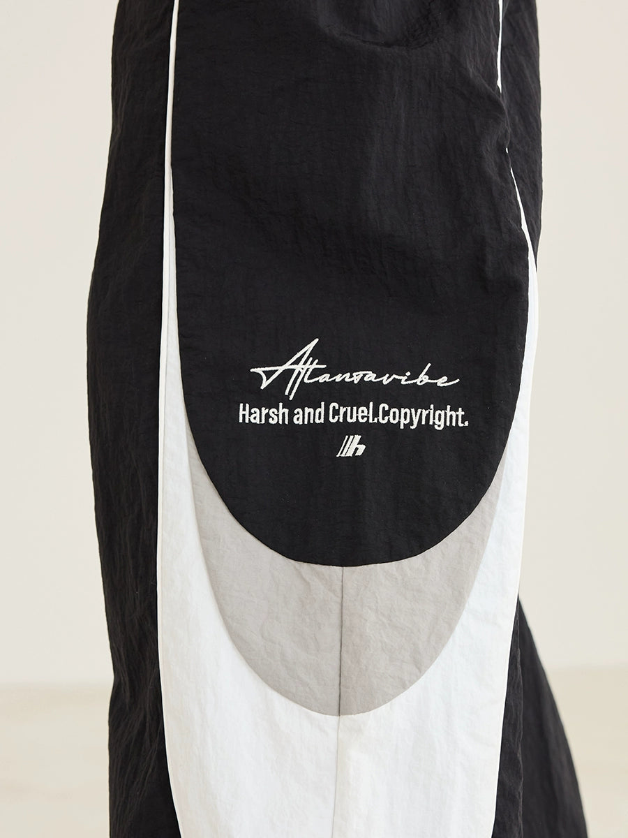 Harsh and Cruel Contrast Color Stitching Logo Track Pants | Face 3 Face